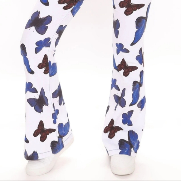 90s jeans with 🦋 butterflies - Picture 3 of 3